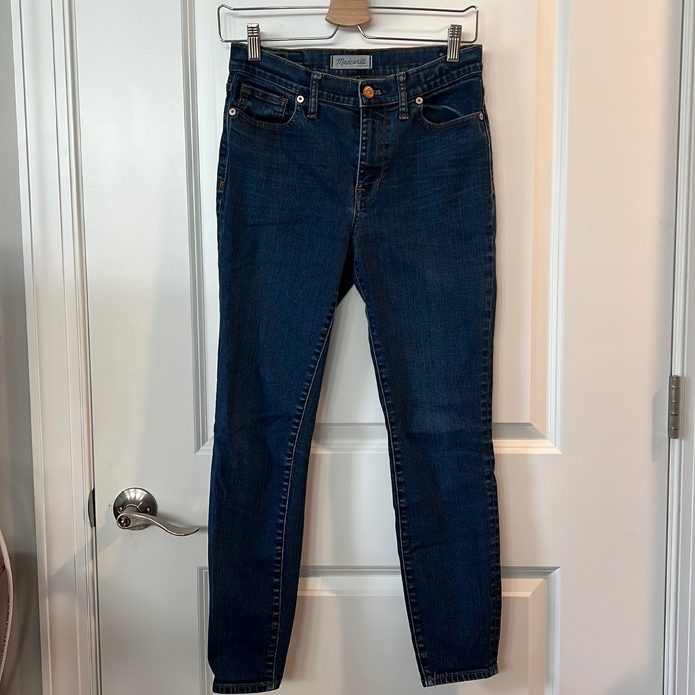 Madewell high riser skinny jeans